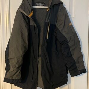 GAP boys Gray and Black Performance Jacket